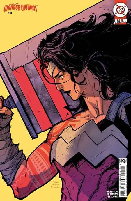 ABSOLUTE WONDER WOMAN #12 Second Printing Cvr B Rickie Yagawa Card Stock Var