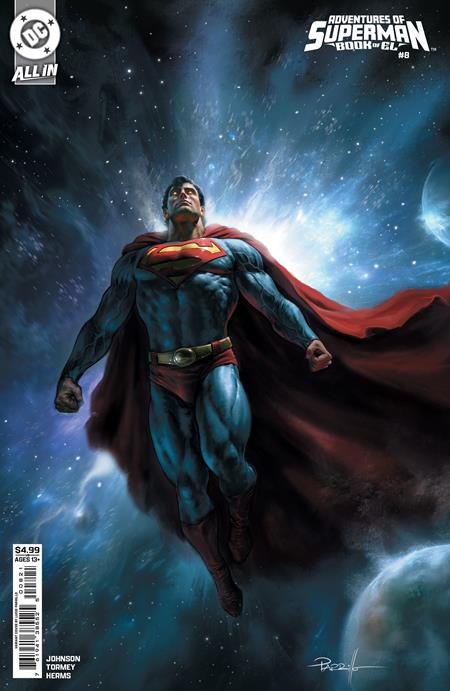 ADVENTURES OF SUPERMAN BOOK OF EL #8 (OF 12) CVR B LUCIO PARILLO CARD STOCK VAR