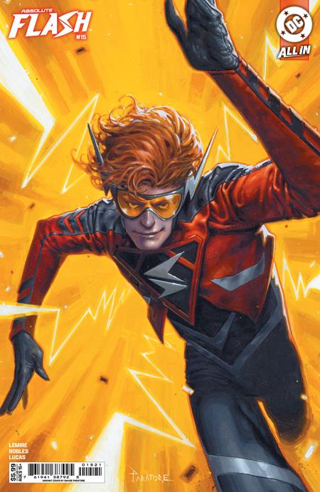 Absolute Flash (2025 DC) #15 - Cover B Davide Paratore Card Stock Variant