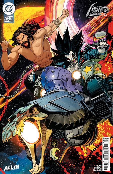 Lobo (2025 DC) #4 - Cover F Dan Mora Jason Momoa Cameo Card Stock Variant