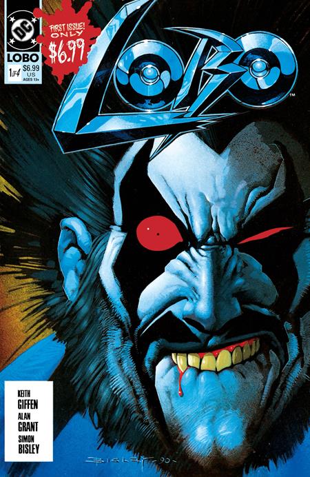 Lobo (1990 DC) #1 - Cover C Simon Bisley Foil Facsimile Variant