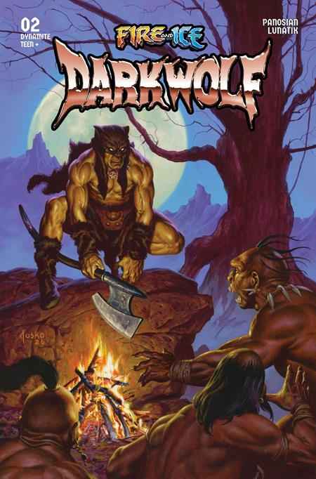FIRE AND ICE DARKWOLF #2 CVR C JOE JUSKO VAR