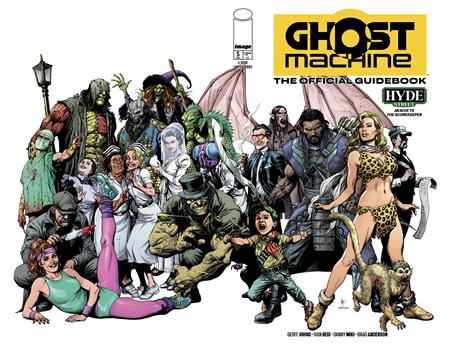 GHOST MACHINE THE OFFICIAL GUIDEBOOK #5 (OF 5) CVR A GARY FRANK & BRAD ANDERSON WRAPAROUND