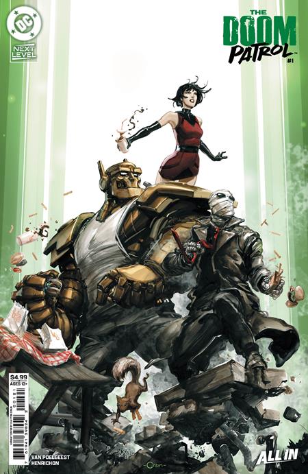 Doom Patrol (2026 DC) #1 - Cover B Clayton Crain Card Stock Variant