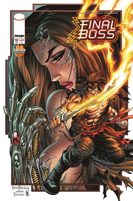 Final Boss (2025 Image) #10 - Cover D Tyler Kirkham Witchblade Team-Up Variant