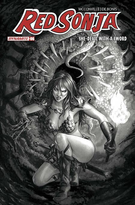 Red Sonja: She-Devil with a Sword (2026 Dynamite) #6 - Cover N Mike Rooth B&W Virgin Variant