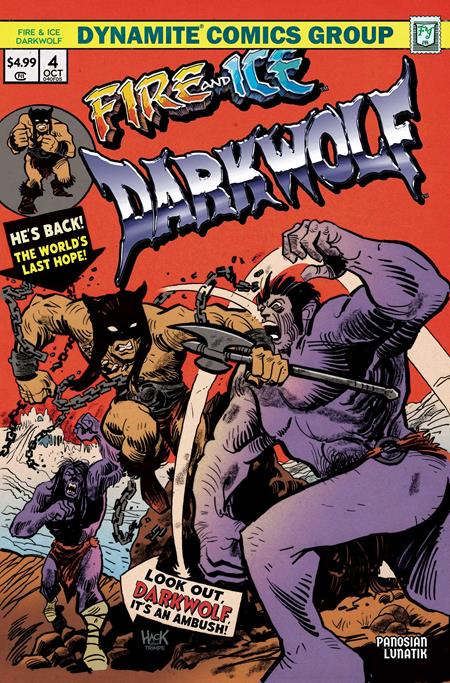 Fire and Ice: Darkwolf (2026 Dynamite) #4 - Cover K Robert Hack