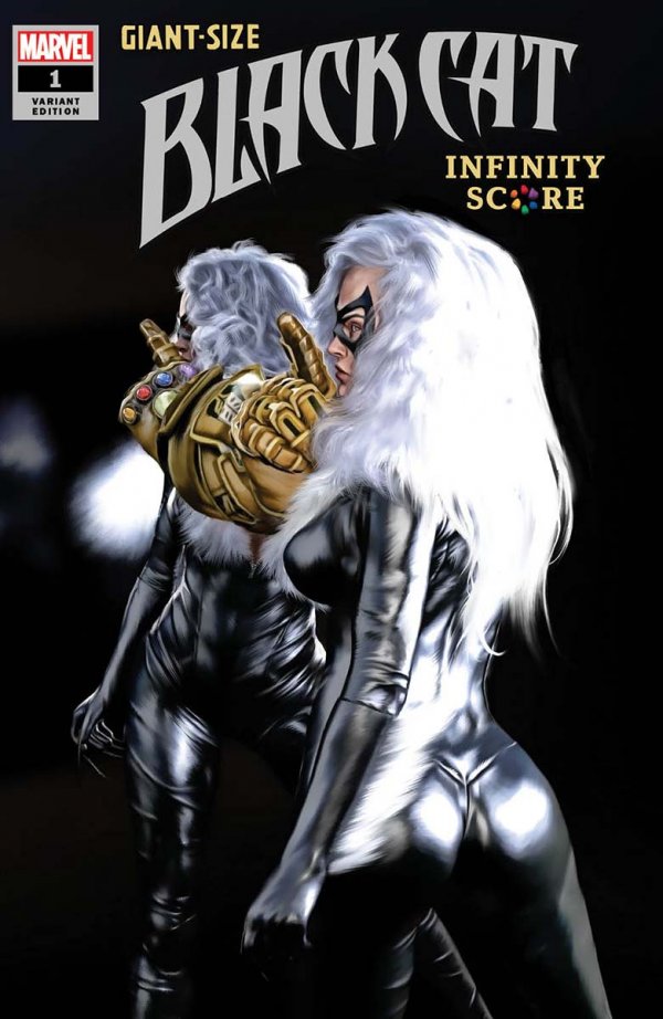 Giant-Size Black Cat: Infinity Score (2022 Marvel) #1 - Marco Turini Comics Illuminati Exclusive Variant