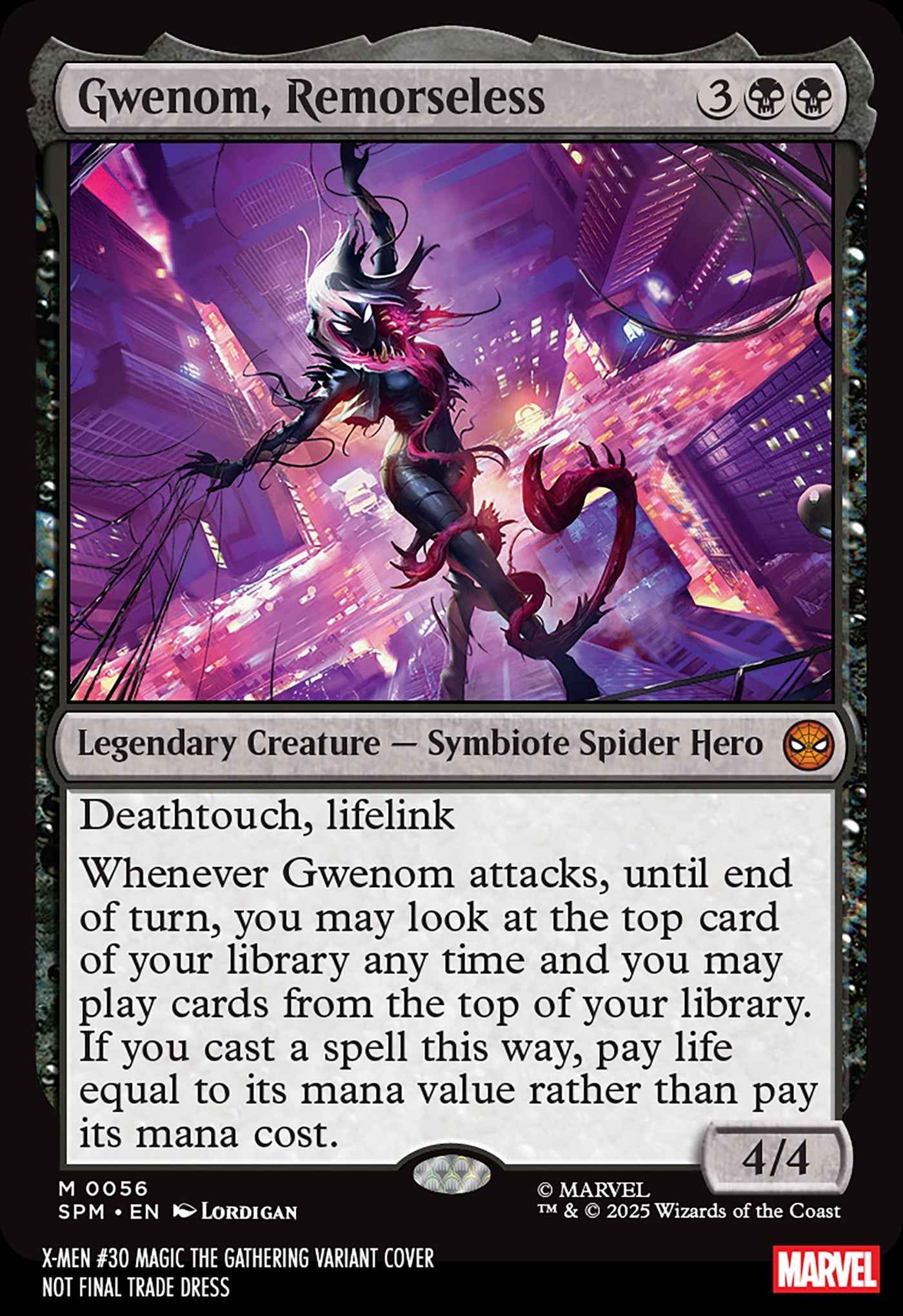 X-Men (2024 Marvel) #30 - Lordigan Magic: The Gathering Variant