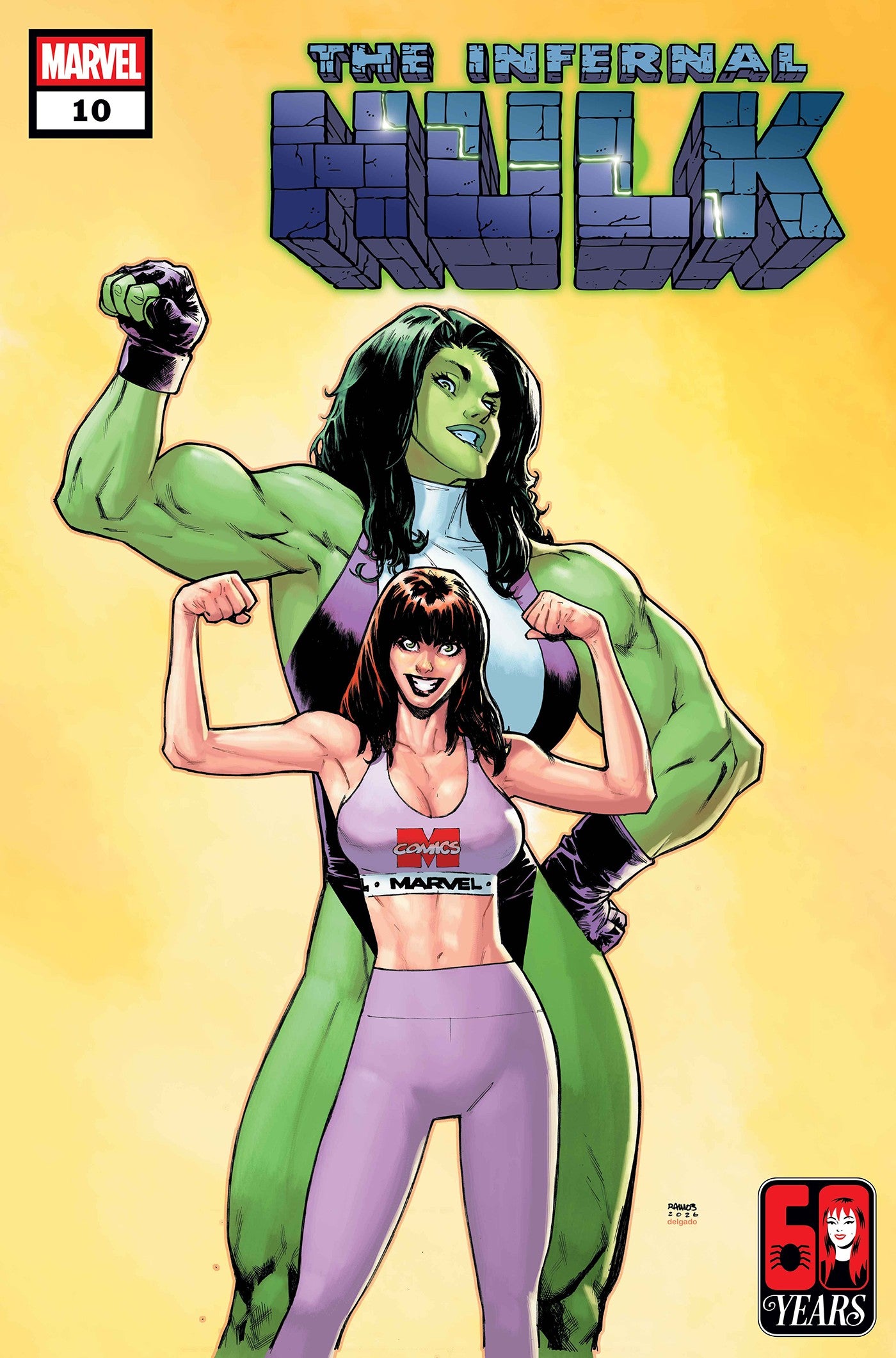 Infernal Hulk (2025 Marvel) #10 - Humberto Ramos Mary Jane Watson Variant