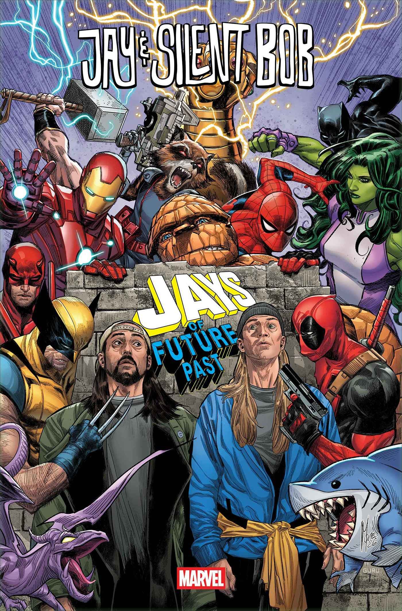 Jay & Silent Bob: Jays of Future Past (2026 Marvel) #1 - Cover A Marco Checchetto