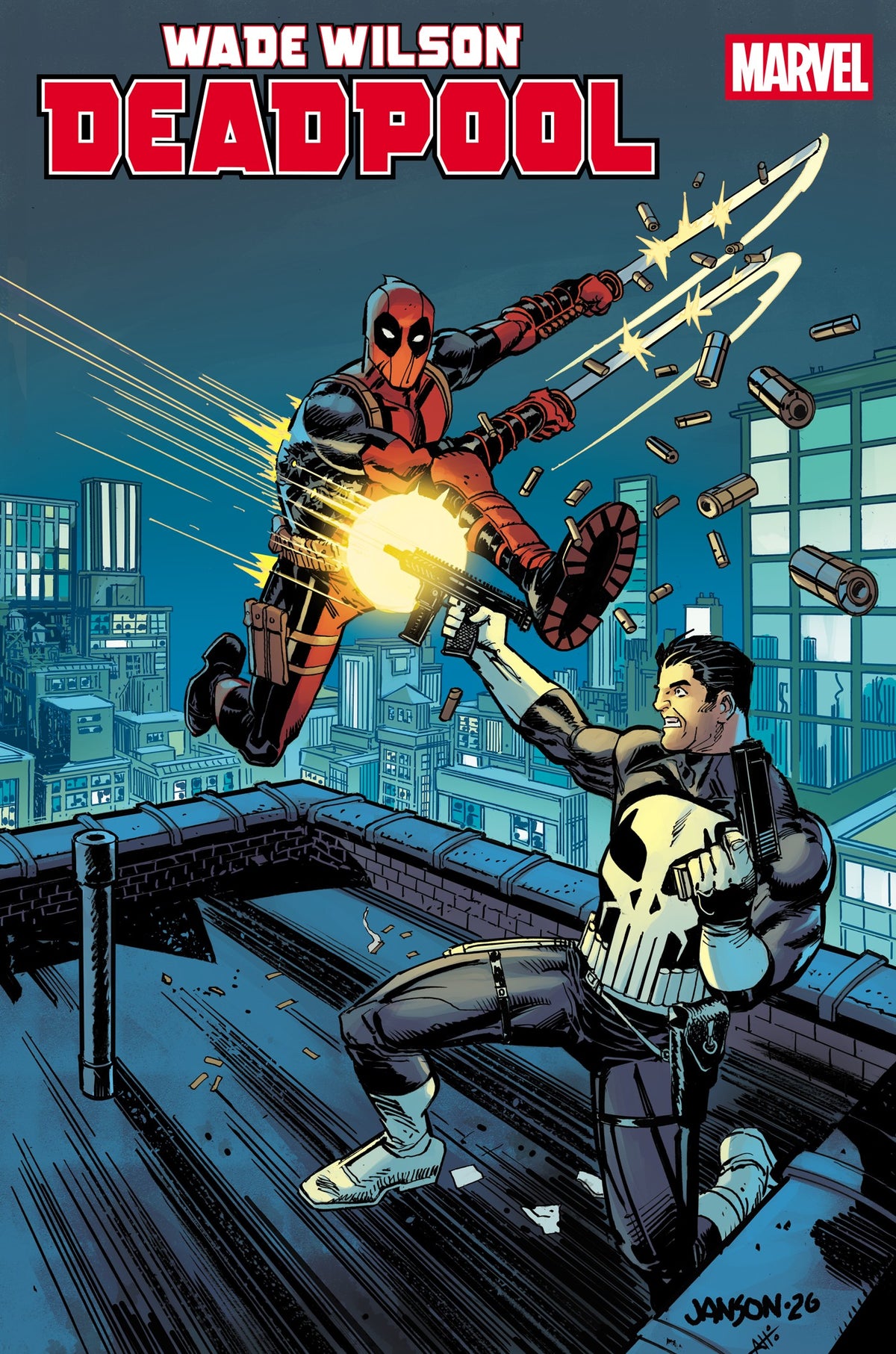 Wade Wilson: Deadpool (2026 Marvel) #9 - Klaus Janson Variant (Big Guns)