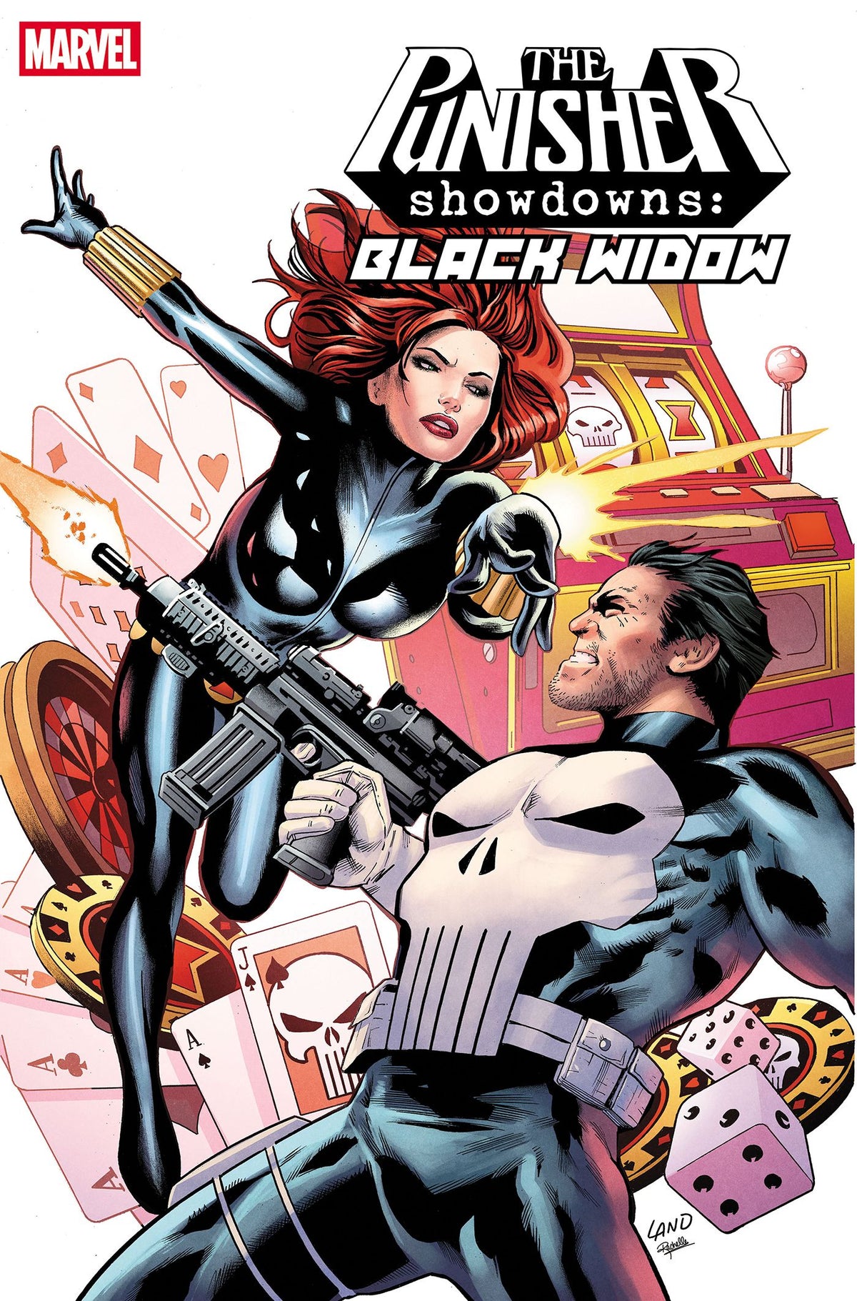 Punisher Showdowns: Black Widow (2026 Marvel) #1 - Cover A Greg Land