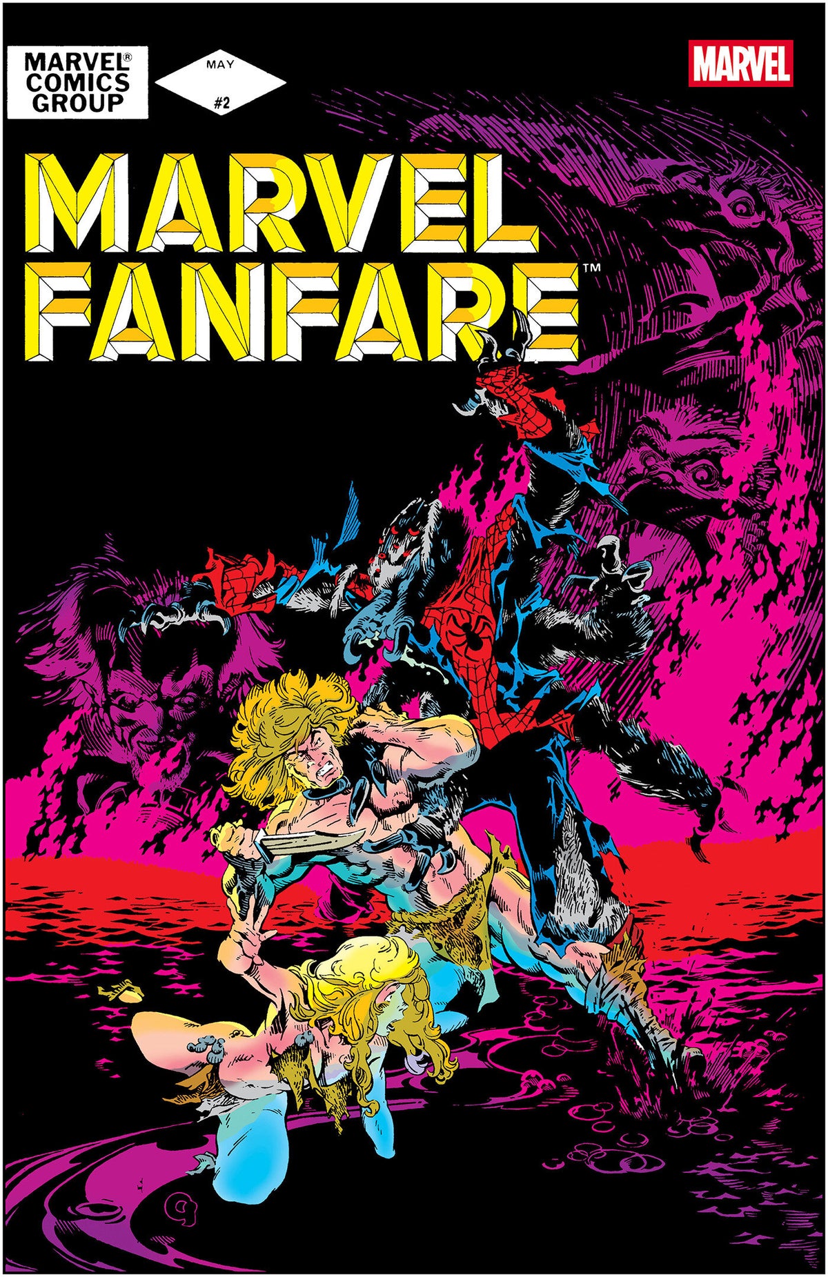 Marvel Fanfare (1982 Marvel) #2 - Cover A Michael Golden Facsimile Edition