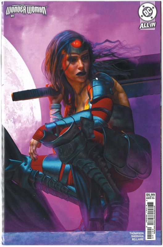 Absolute Wonder Woman (2024 DC) #1Y - 6th Printing Variant Cover by Mark Spears