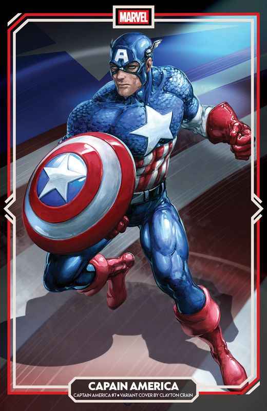Captain America (2025 Marvel) #7 - Clayton Crain Variant