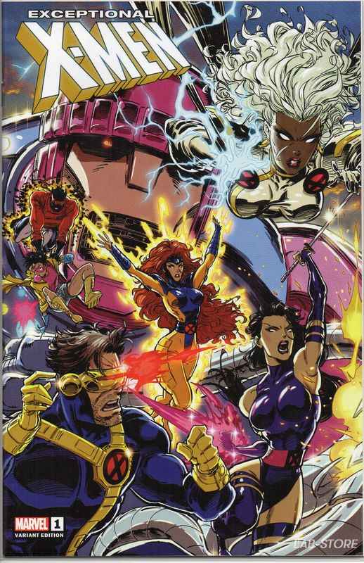 Exceptional X-Men (2024 Marvel) #1 - Variant Connecting Cover by Kaare Andrews