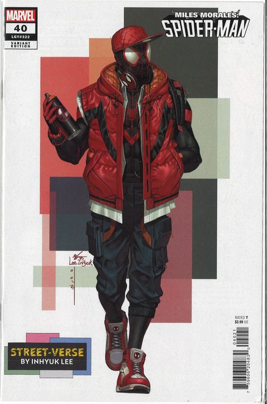 Miles Morales Spider-Man (2023 Marvel) #40B - Variant Cover by Inhyuk Lee