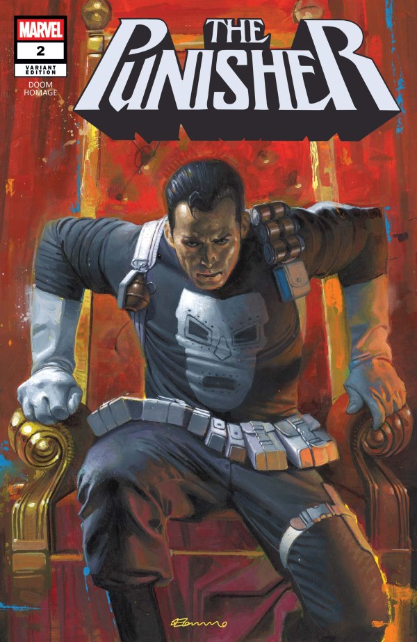 Punisher (2026 Marvel) #2 - Fabrizio De Tommaso Doom Homage Variant