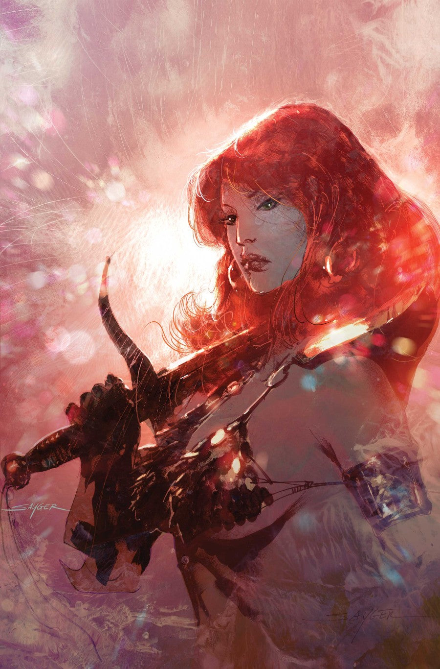 Red Sonja: She-Devil with a Sword (2025 Dynamite) #2 - 1:20 Cover L Stuart Sayger Virgin Variant