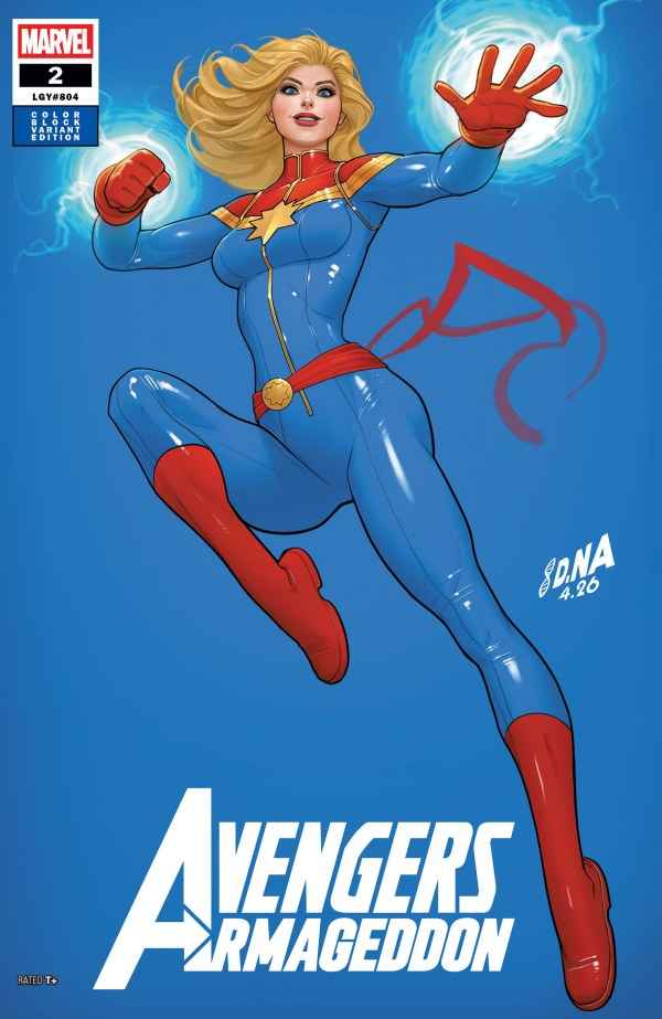 Avengers: Armageddon (2026 Marvel) #2 - David Nakayama Color Block Blue Variant