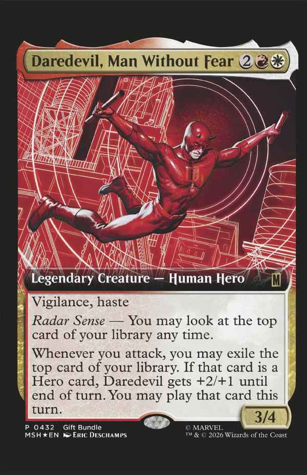 Daredevil (2026 Marvel) #4 - Eric Deschamps Magic: The Gathering Variant