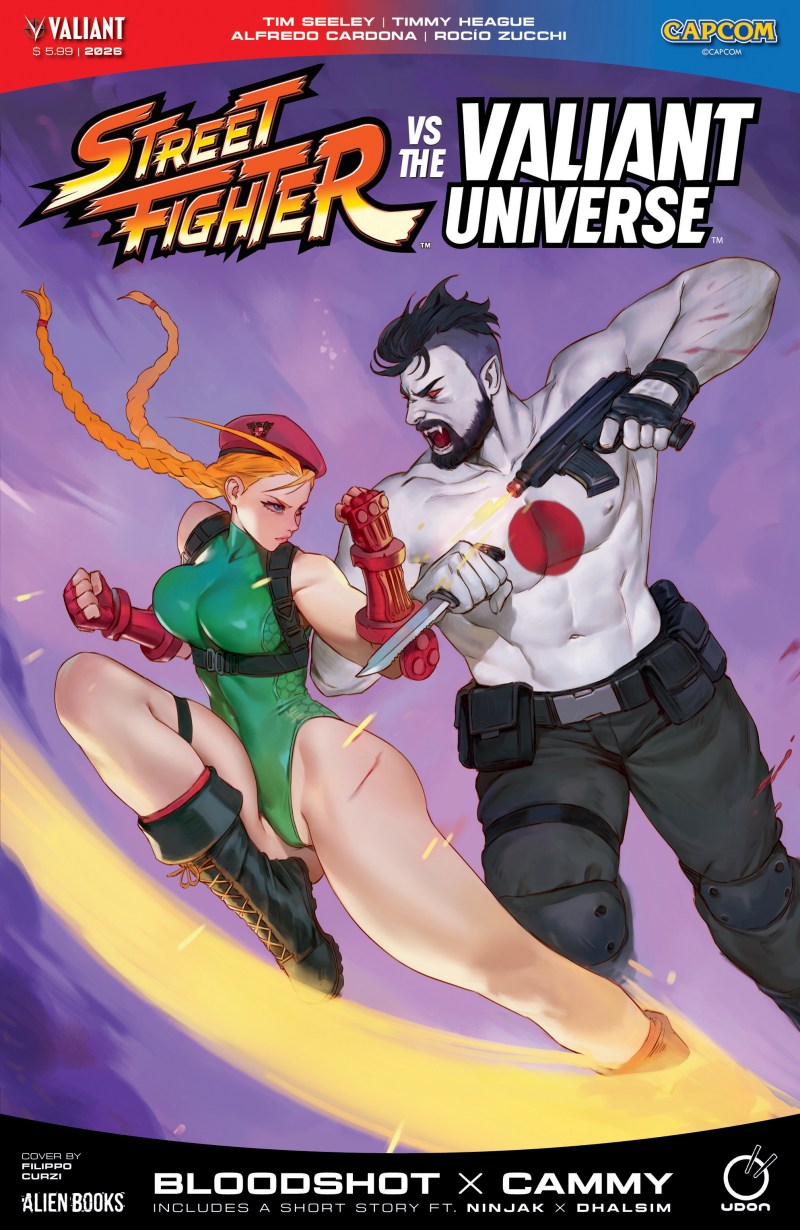 Street Fighter vs. The Valiant Universe Special (2026 Alien Books) #1 - Cover A Filippo Curzi