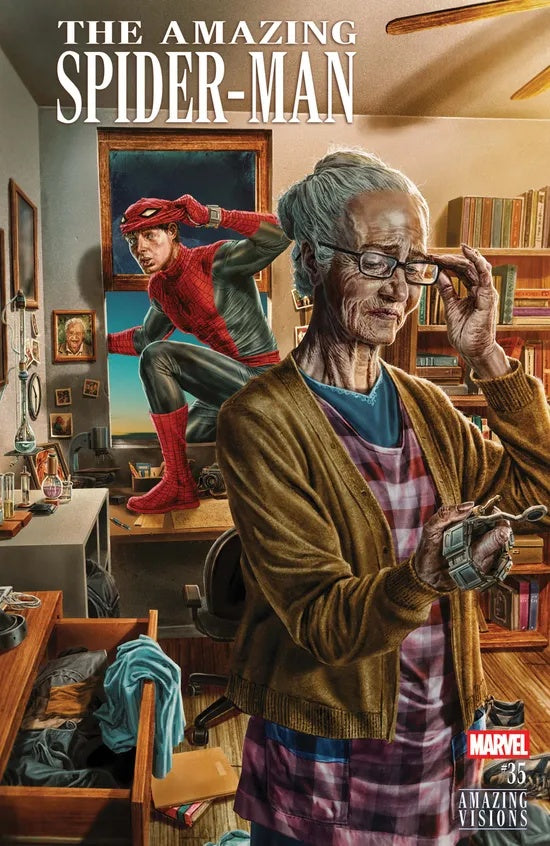 AMAZING SPIDER-MAN #35 LEE BERMEJO AMAZING VISIONS VARIANT