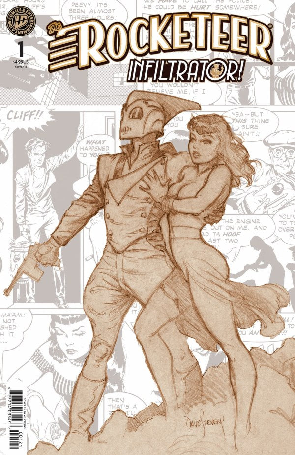 The Rocketeer: Infiltrator! (2026 IDW) #1 - Cover B Dave Stevens Variant