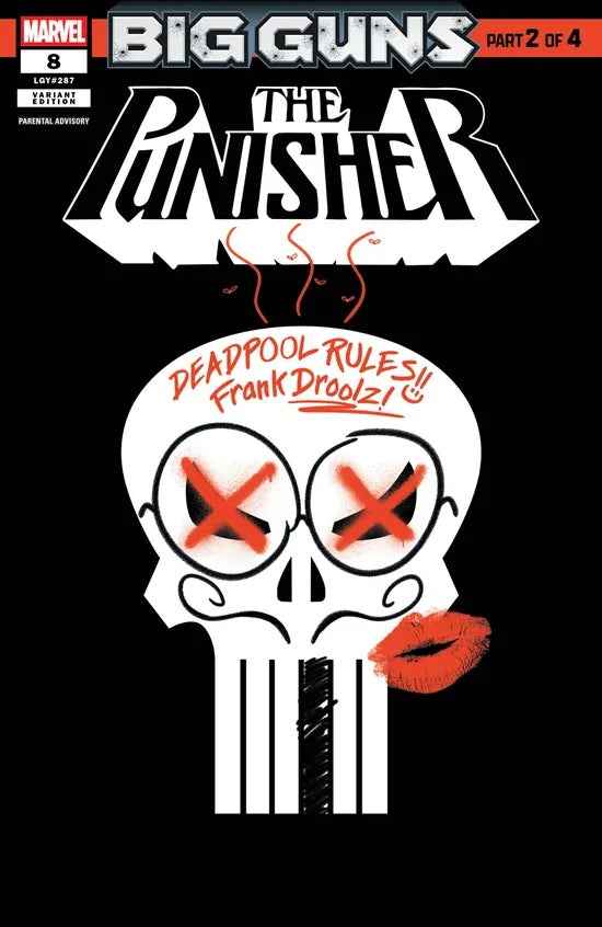 Punisher (2025 Marvel) #8 - Crossover Logo Variant