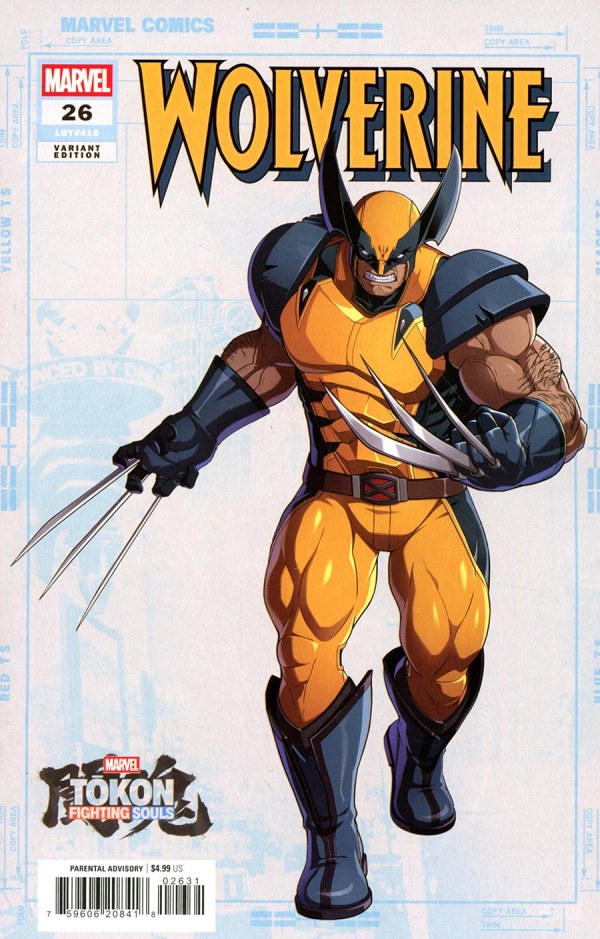 Wolverine (2024 Marvel) #26 - Marvel Tokon: Fighting Souls Variant