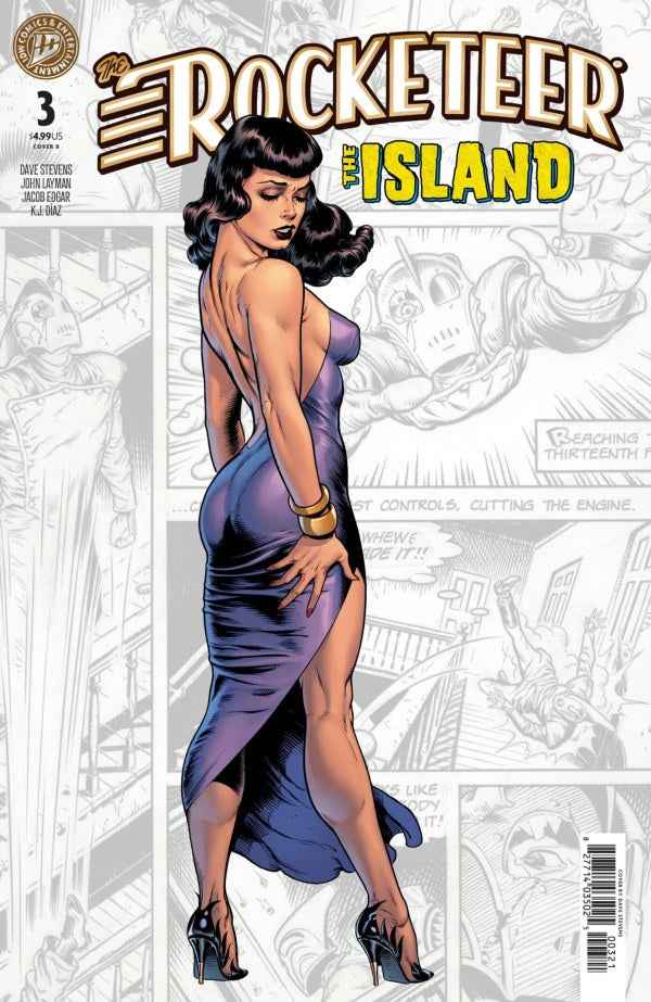 Rocketeer: The Island (2026 IDW) #3 - Cover B Dave Stevens Variant