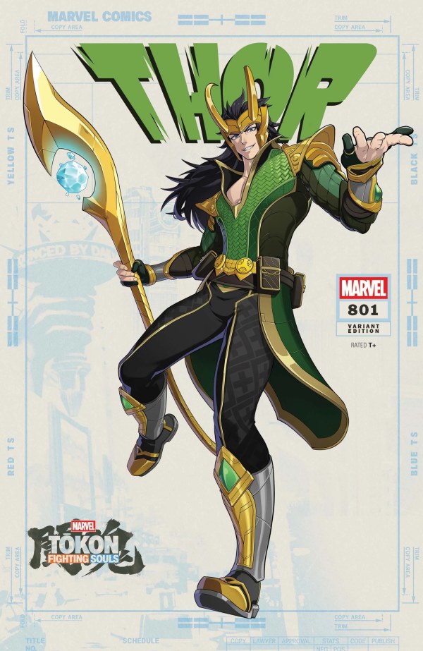 Thor (2026 Marvel) #801 - Marvel Games Marvel Tokon: Fighting Souls Variant