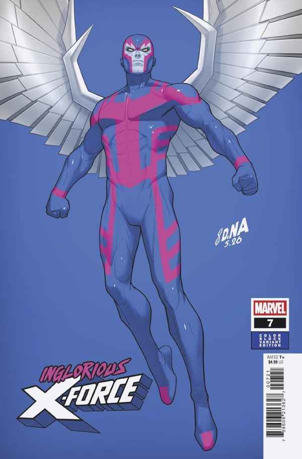 Inglorious X-Force (2026 Marvel) #7 - David Nakayama Color Block Blue Variant