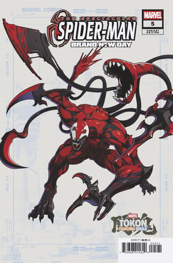 Spectacular Spider-Man: Brand New Day (2026 Marvel) #5 - Marvel Games Marvel Tokon: Fighting Souls Variant