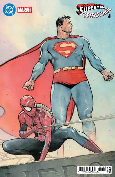 DC Marvel Superman Spider-Man (2026 DC) #1 One Shot - Cover E Olivier Coipel Card Stock Variant