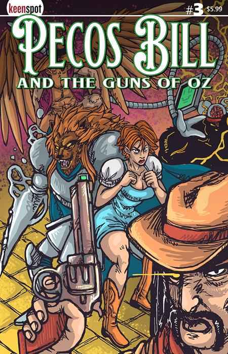 Pecos Bill & the Guns of Oz (2025 Keenspot) #3 - Cover B Bryce Oquaye