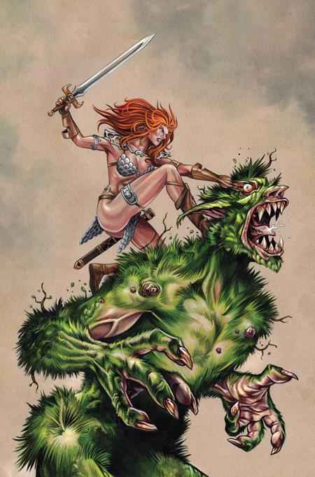 Red Sonja: She-Devil with a Sword (2026 Dynamite) #1 - Cover L 1:10 Virgin Cover by Mike Rooth