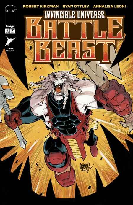 Invincible Universe: Battle Beast (2025 Image) #6 - Cover A David Lafuente (3rd Printing)