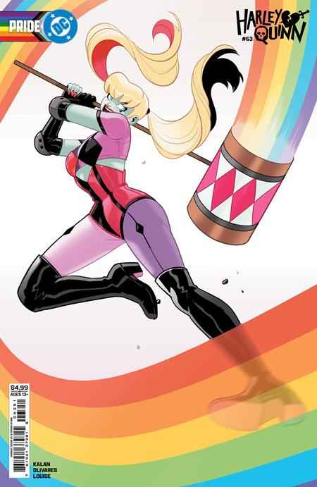 Harley Quinn (2021 DC) #63 - Cover E Stephen Byrne DC Pride Card Stock Variant
