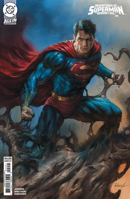ADVENTURES OF SUPERMAN BOOK OF EL #9 (OF 12) CVR B LUCIO PARRILLO CARD STOCK VAR