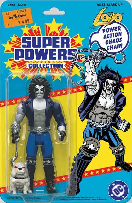 Lobo (1990 DC) #1 - Cover B Jason Geyer & Alex Saviuk Super Powers Card Stock Facsimile Variant