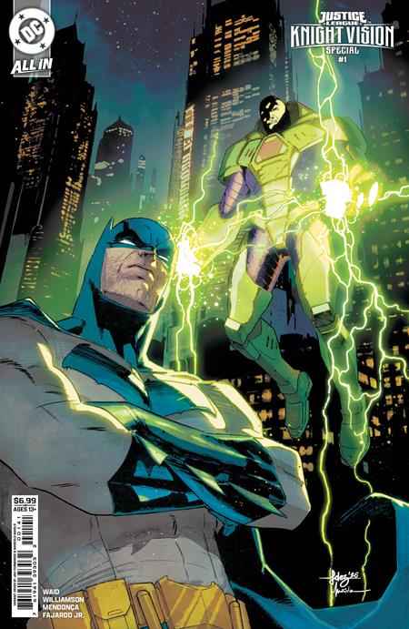 JUSTICE LEAGUE KNIGHT VISION SPECIAL #1 (ONE SHOT) CVR D JAVIER FERNANDEZ CARD STOCK VAR