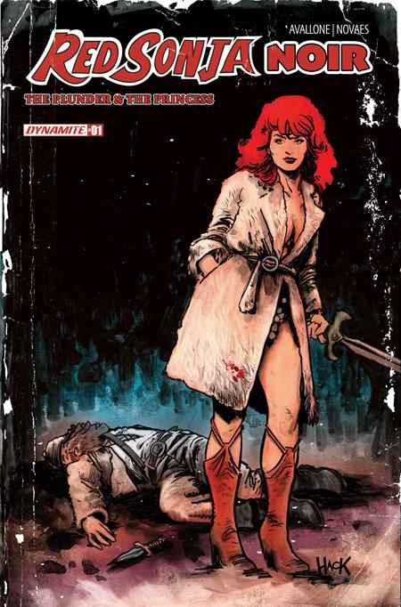 RED SONJA NOIR THE PLUNDER AND THE PRINCESS #1 (ONE SHOT) CVR B ROBERT HACK VAR