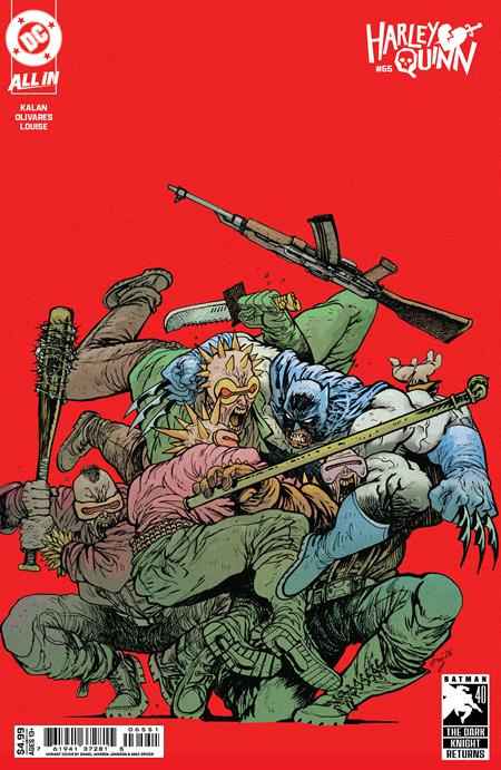 Harley Quinn (2021 DC) #65 - Cover E Daniel Warren Johnson Dark Knight Returns 40th Anniversary Card Stock Variant