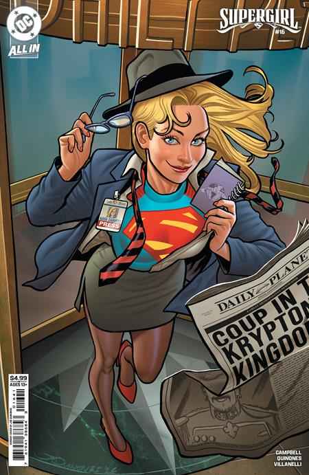 Supergirl (2024 DC) #16 - Cover D Joe Quinones Card Stock Variant