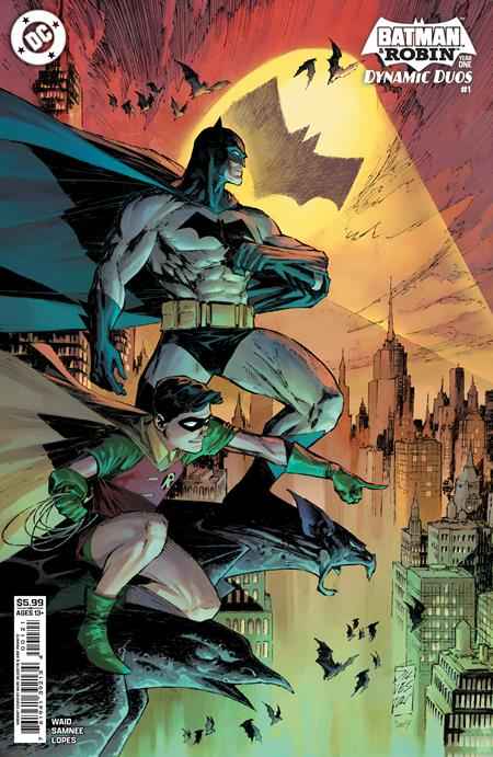 BATMAN & ROBIN YEAR ONE DYNAMIC DUOS #1 (OF 12) CVR B MARC SILVESTRI CARD STOCK VAR