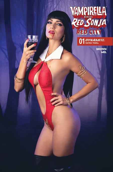 Vampirella vs. Red Sonja: Red City (2026 Dynamite) #1 - Cover C IVYCOSPLAY Cosplay Vampirella Variant
