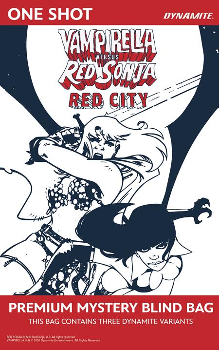 Vampirella vs. Red Sonja: Red City (2026 Dynamite) #1 - Cover F Premium Mystery Blind Bag Variant