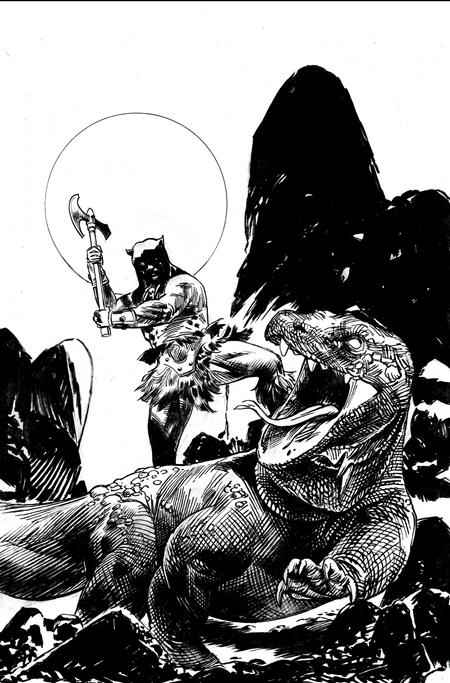 Fire and Ice: Darkwolf (2026 Dynamite) #2 - Cover N Fernando Proietti Line Art Virgin Variant (1:5 Retailer Incentive)